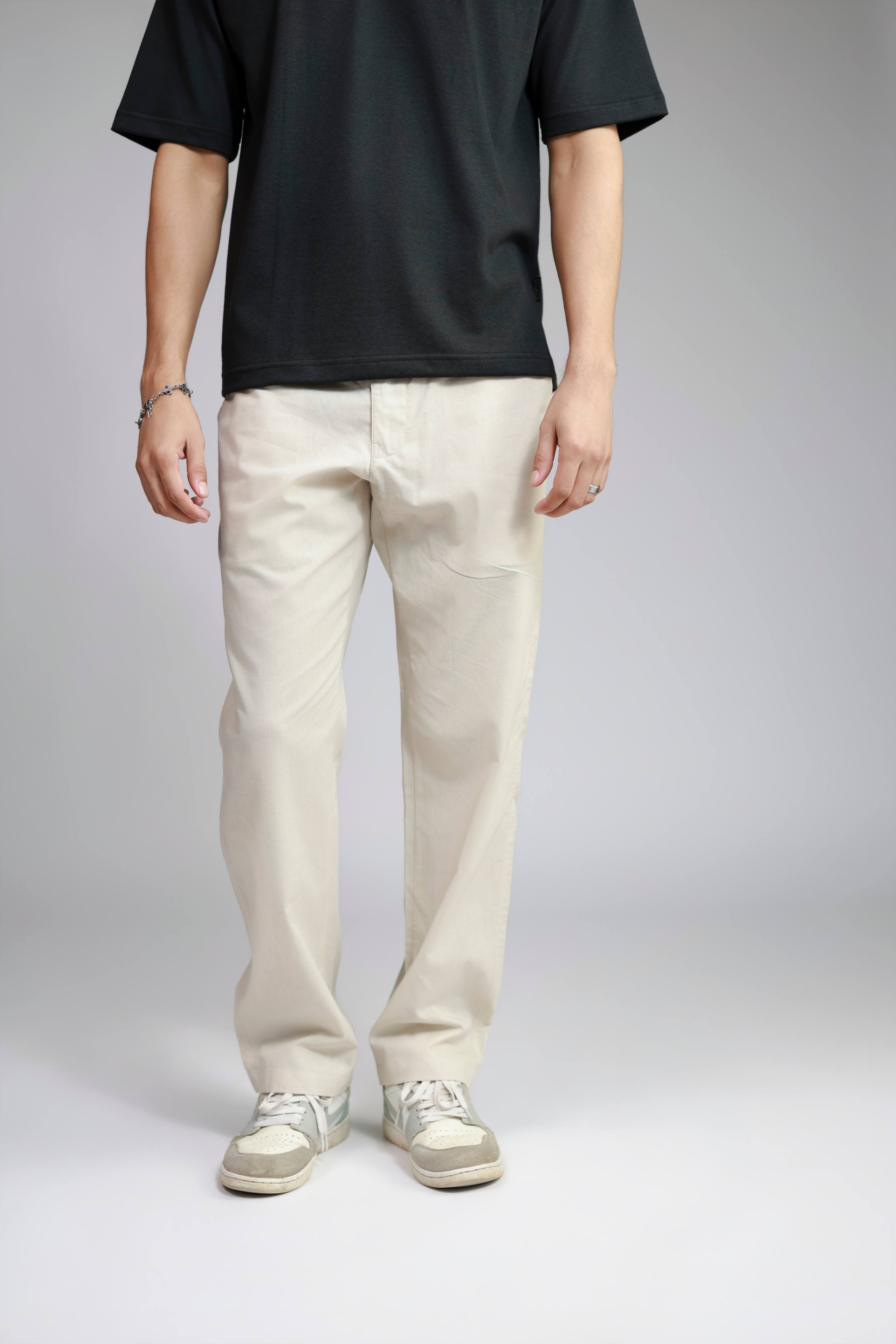 Linen Pants - Beige