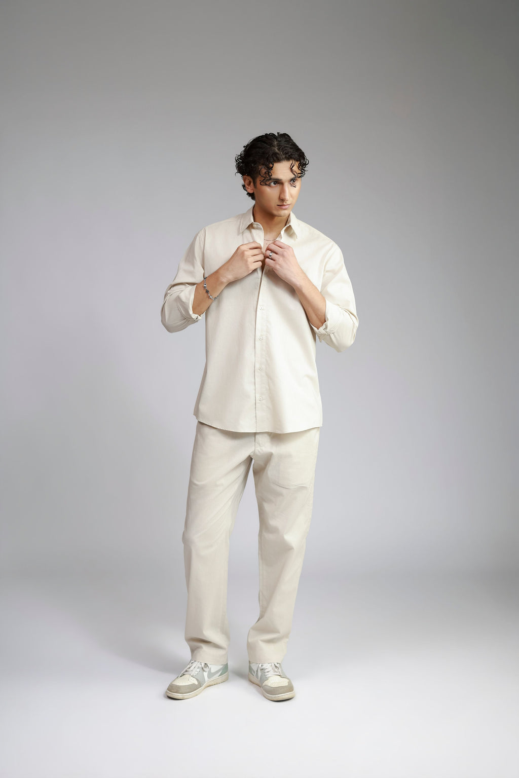 Linen Pants - Beige