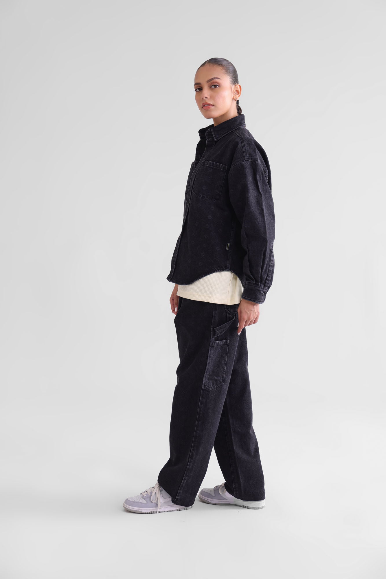 Engraved Denim Jeans