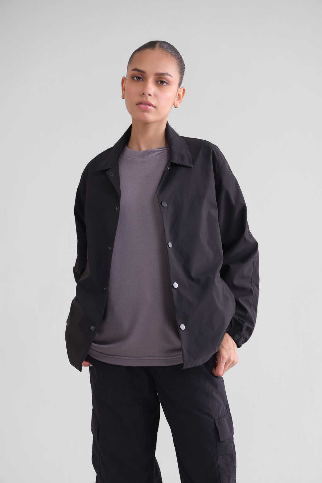 Letterman Shacket - 2 Colours