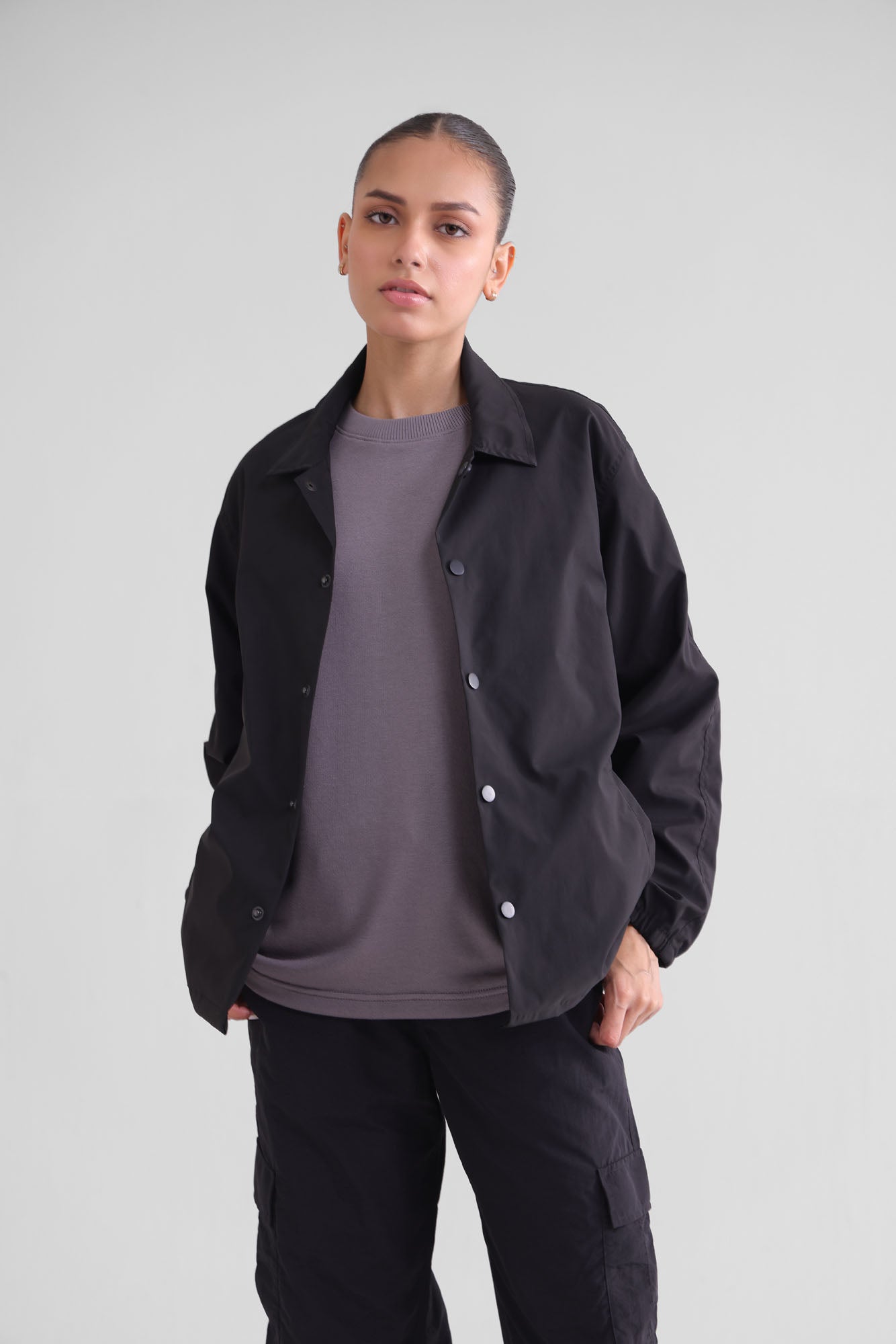 Letterman Shacket - 2 Colours