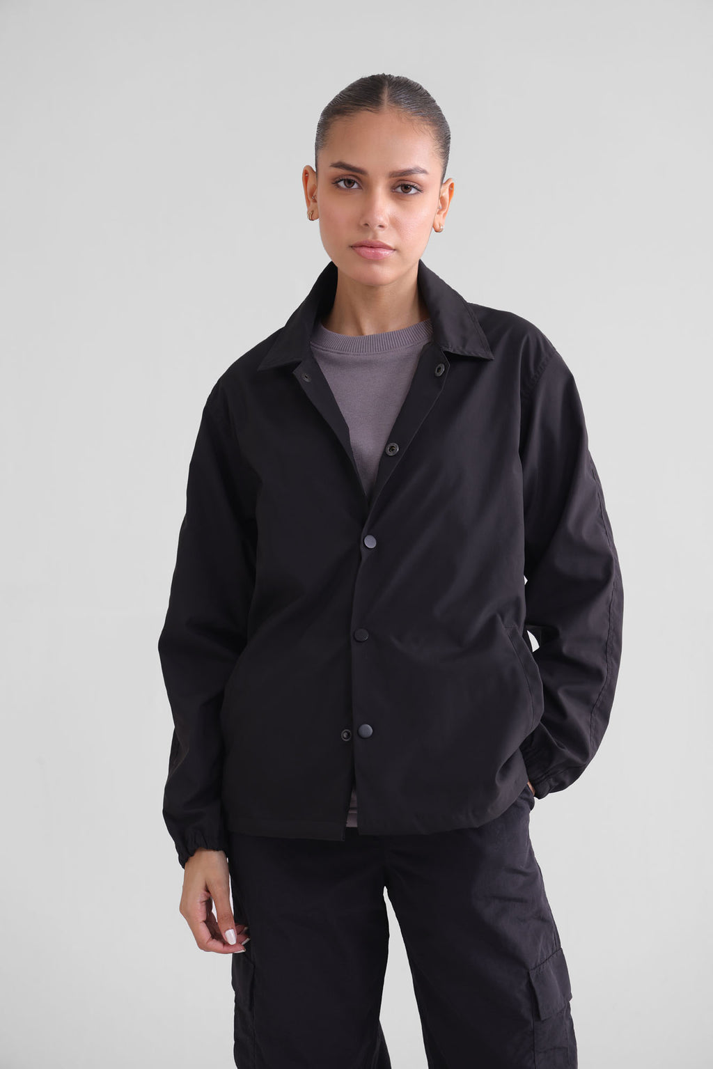 Letterman Shacket - 2 Colours