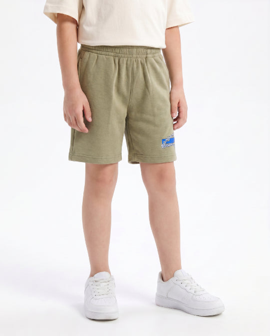 Barbwire Beige Shorts - Kids