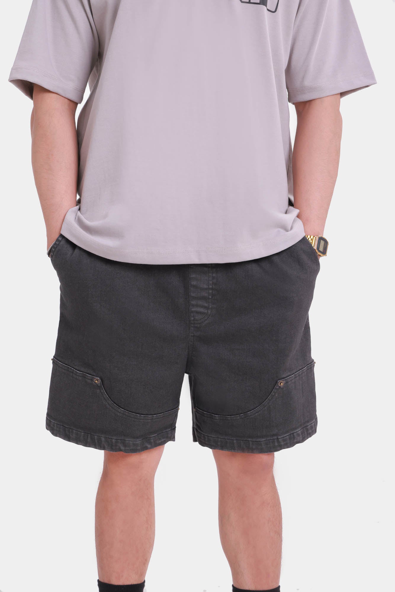 Denim Work Shorts