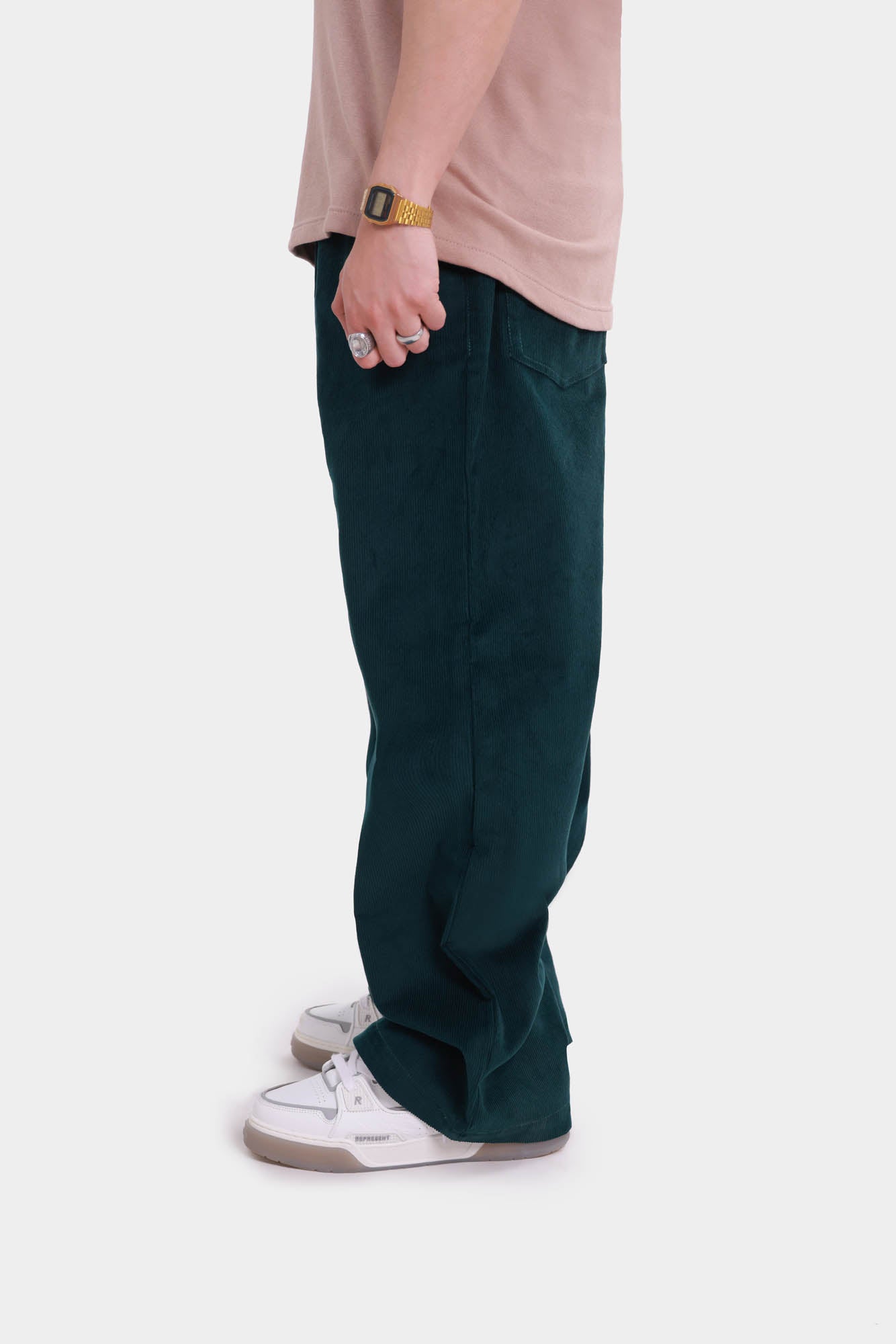 Corduroy Pants - Emerald Green