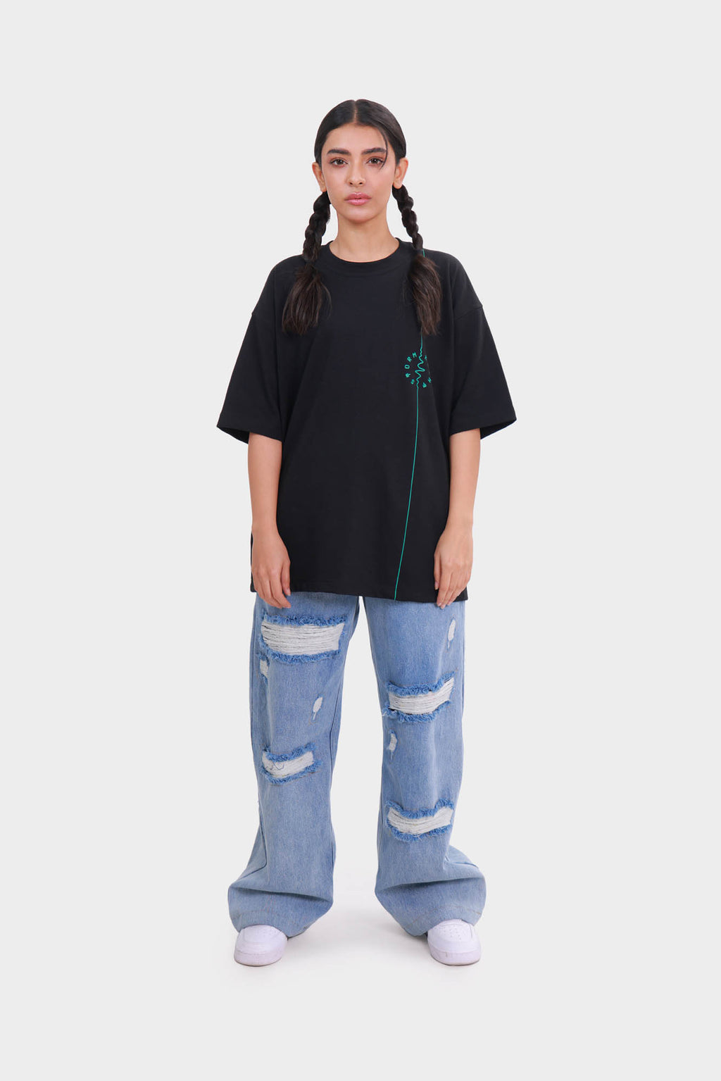 Distressed Denim Jeans