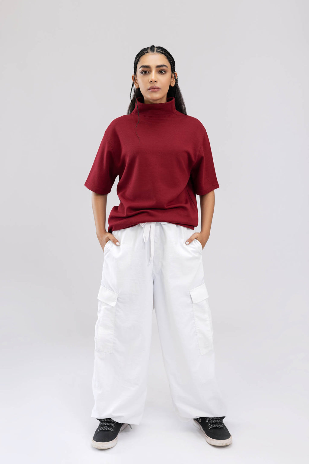 Turtleneck Tshirt - 5 Colours