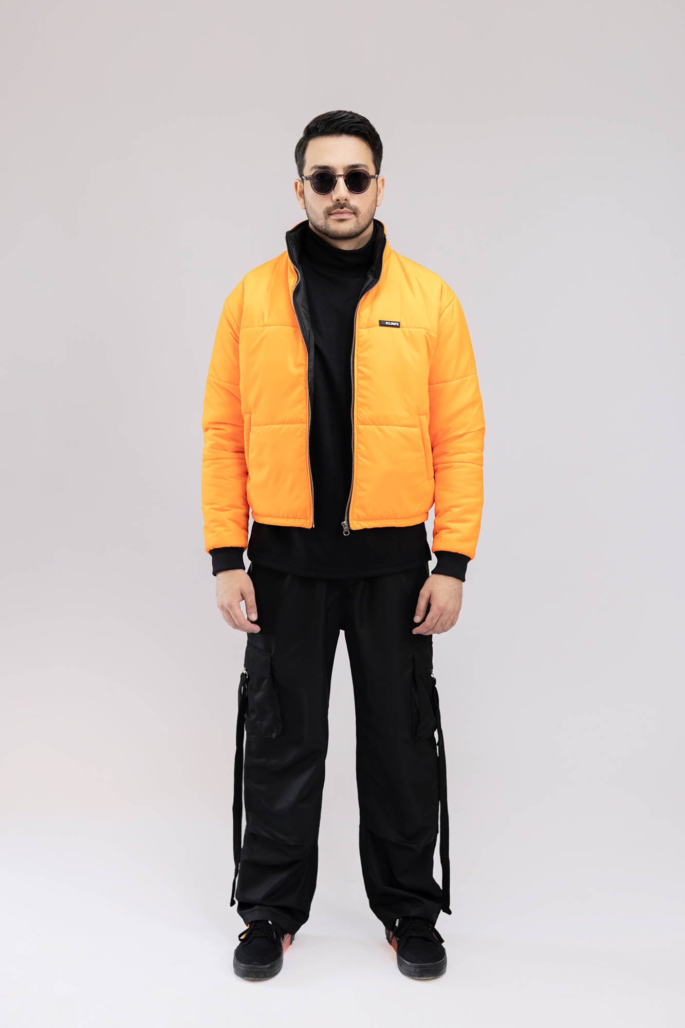 Orange Puffer Jacket