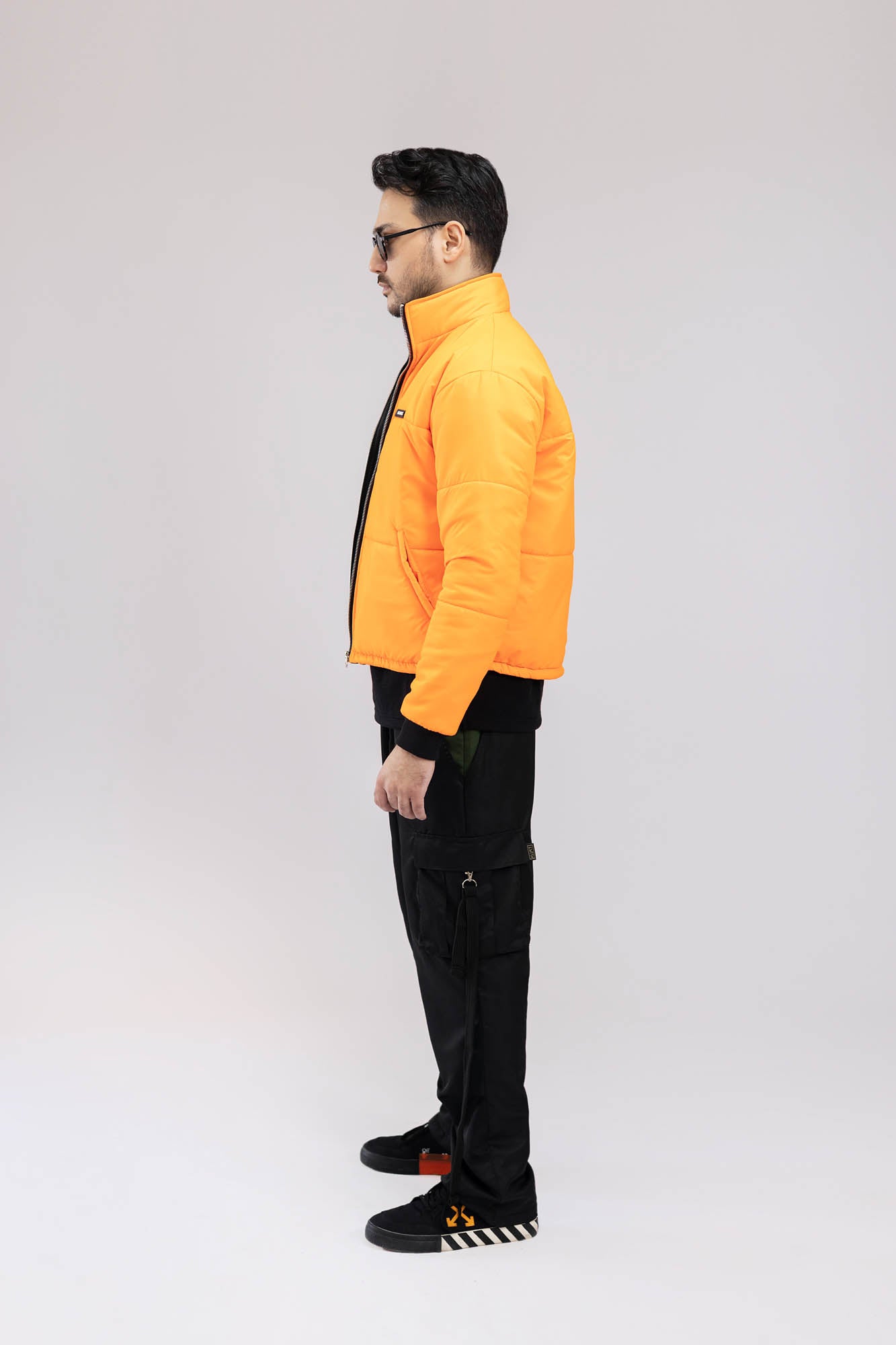 Orange Puffer Jacket