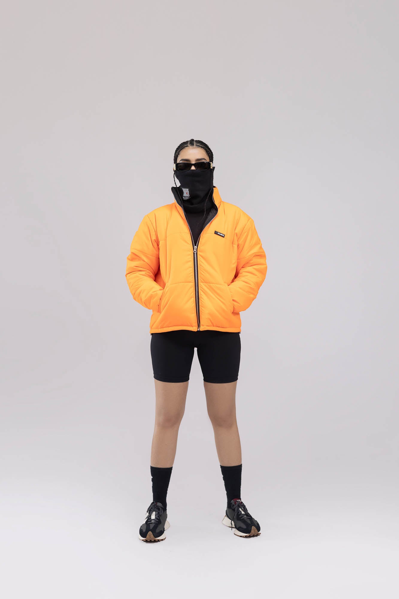 Orange Puffer Jacket