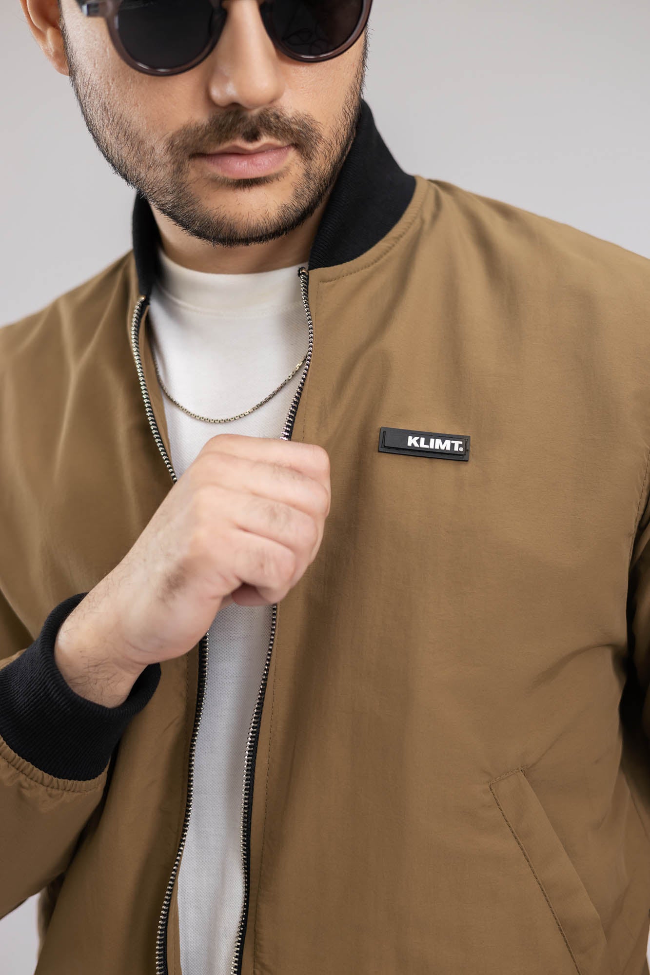 Nylon Bomber Jacket