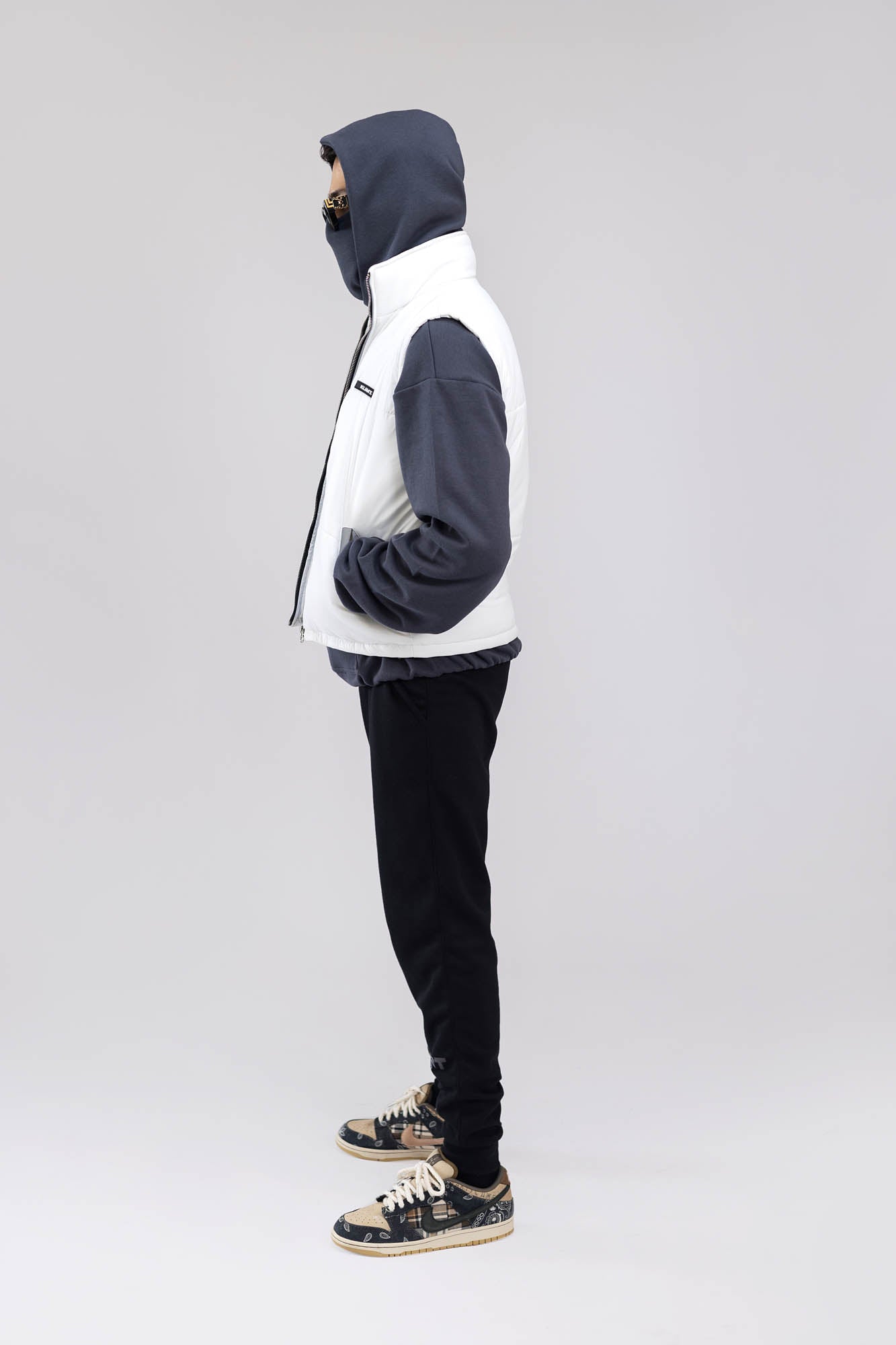 Charcoal Street Hoodie V4 - Enclosed Ribs