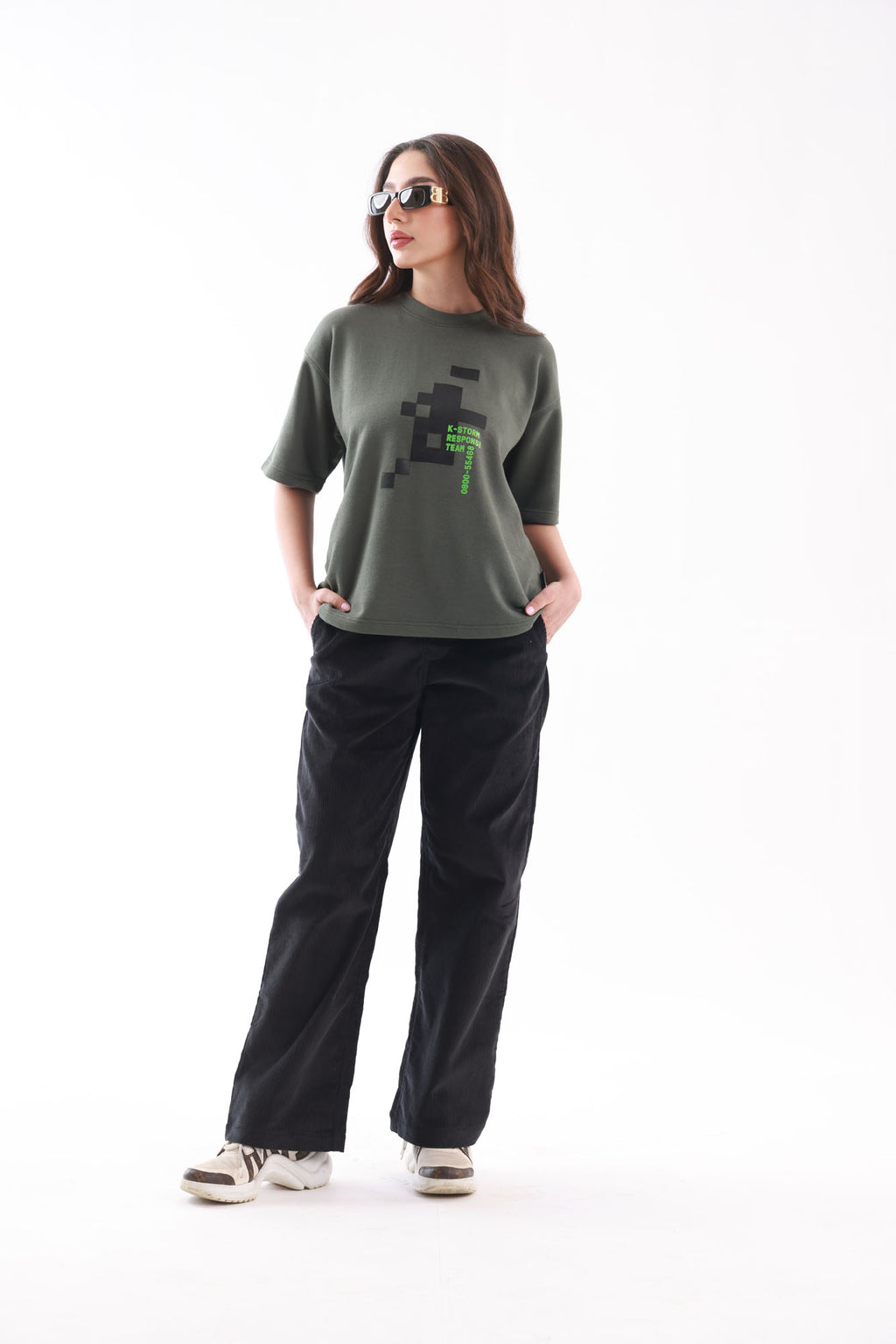 Corduroy Pants - Black