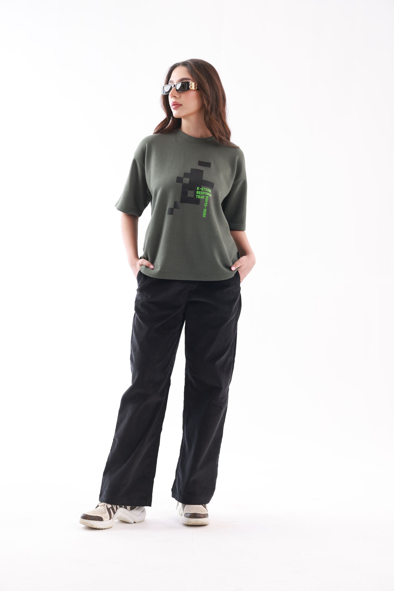 Corduroy Pants - Black