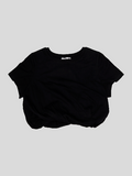 Jersey Cuffed Crop Top
