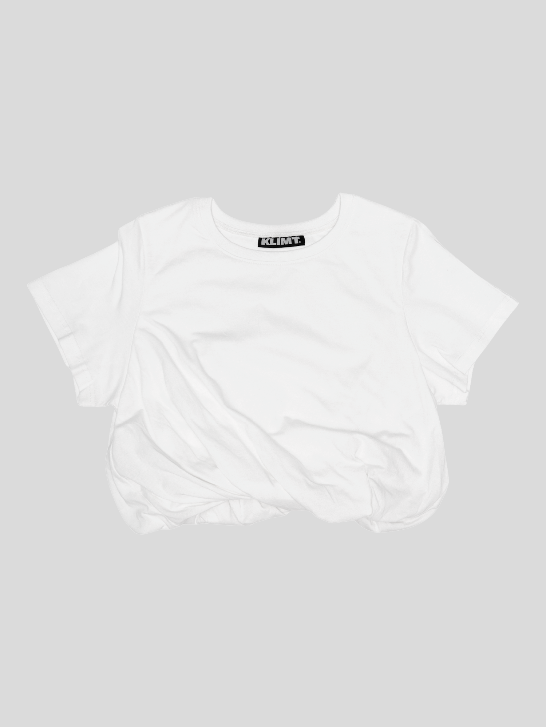 Jersey Cuffed Crop Top