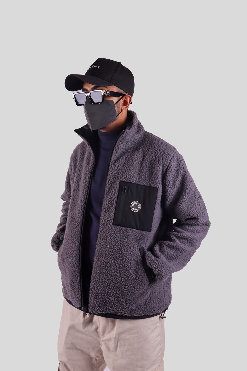 Sherpa Jacket - Grey