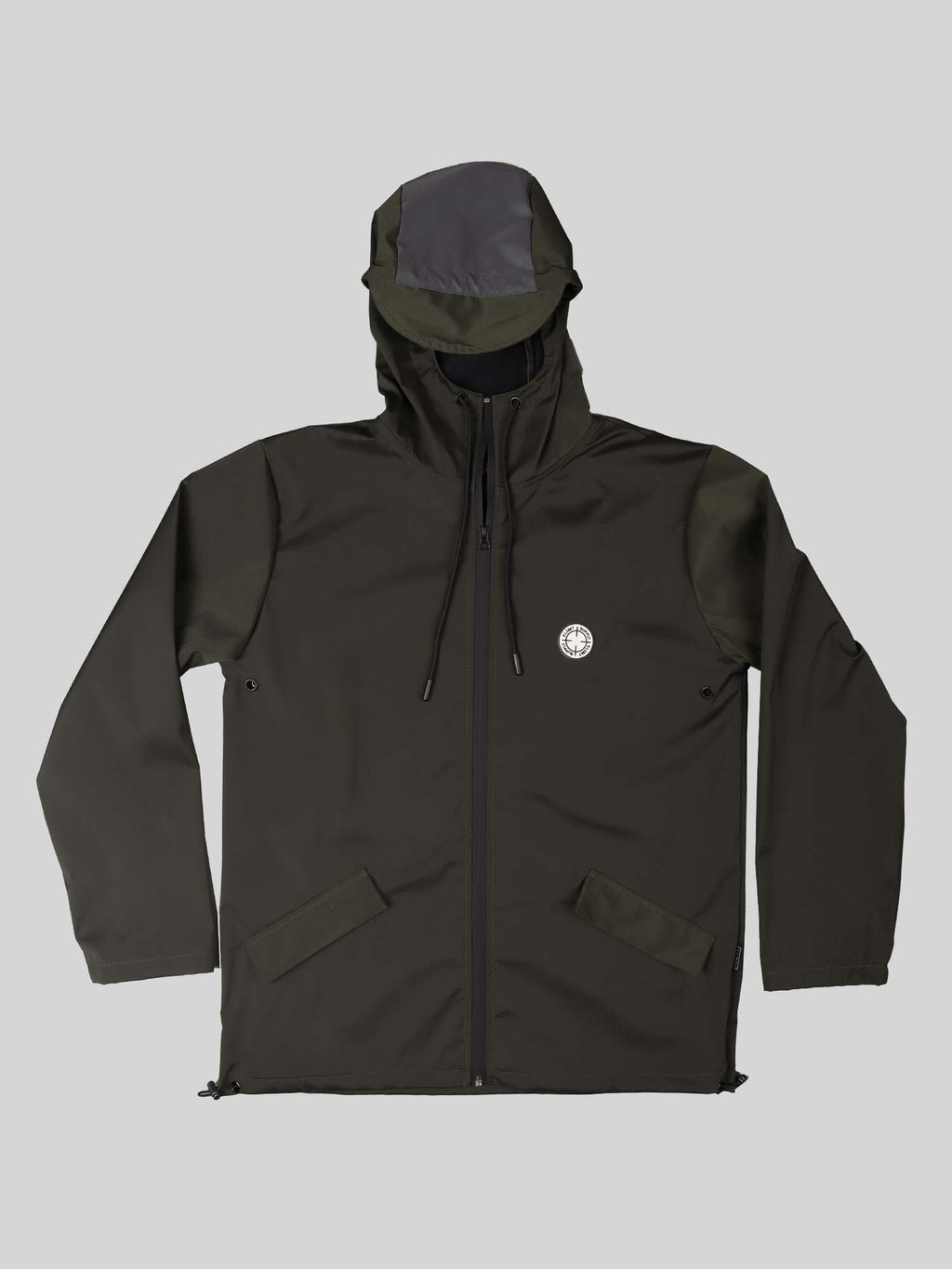 Holographic Rain Jacket - Olive